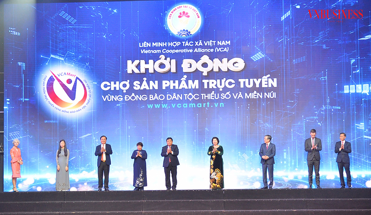 Liên minh HTX Việt Nam tổ chức Lễ Khởi động chợ sản phẩm trực tuyến vùng đồng bào dân tộc thiểu số miền núi