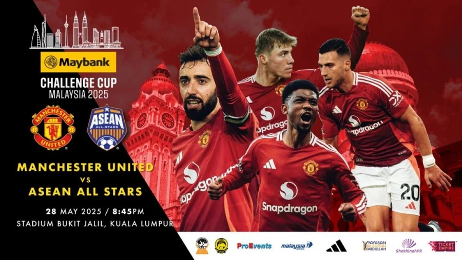 CLB Man United du đấu Malaysia trong tháng 5 tới.