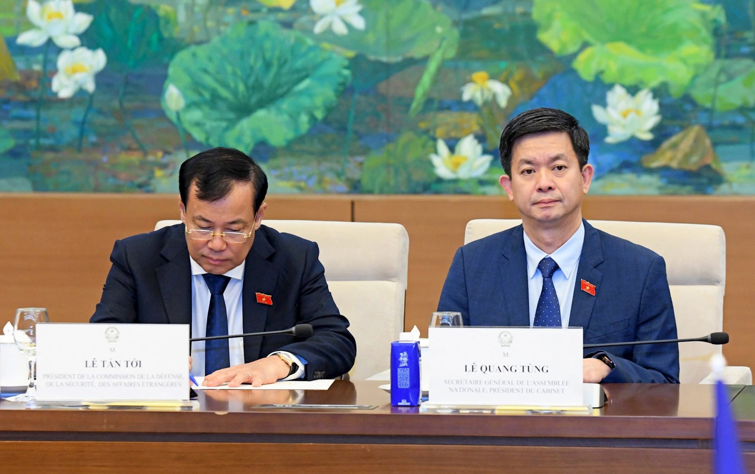 Các đại biểu dự cuộc hội kiến. Ảnh: Lâm Hiển