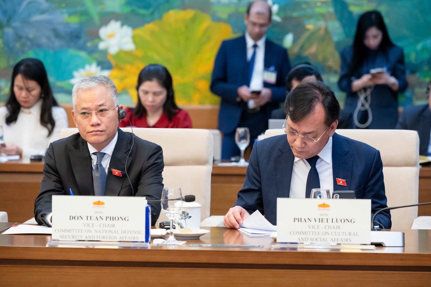 Các đại biểu dự cuộc hội kiến. Ảnh: Phạm Thắng