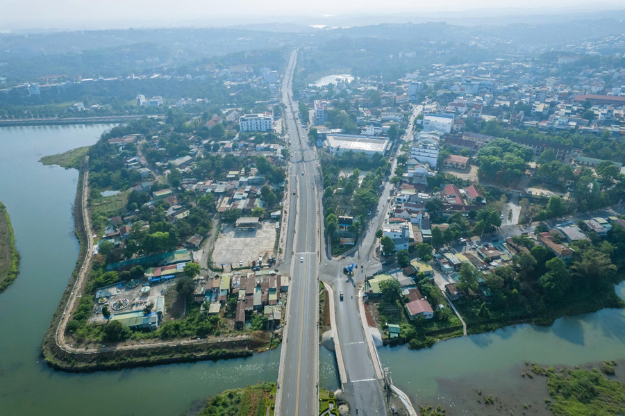 Một góc TP Gia Nghĩa, tỉnh Đắk Nông. (Ảnh: TT). 1000029842.jpg