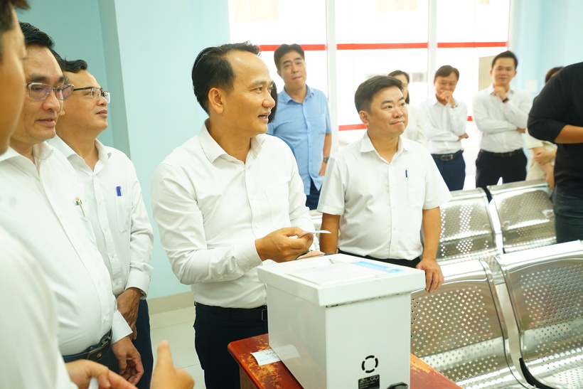 Phó Bí thư Thường trực Thành ủy Đà Nẵng Nguyễn Đình Vĩnh cho biết, theo kế hoạch, tỉnh Quảng Nam và thành phố Đà Nẵng sẽ diễn tập tổng quát từ ngày 25/6 tại 94 xã, phường, đặc khu. Ảnh: Vũ Lê