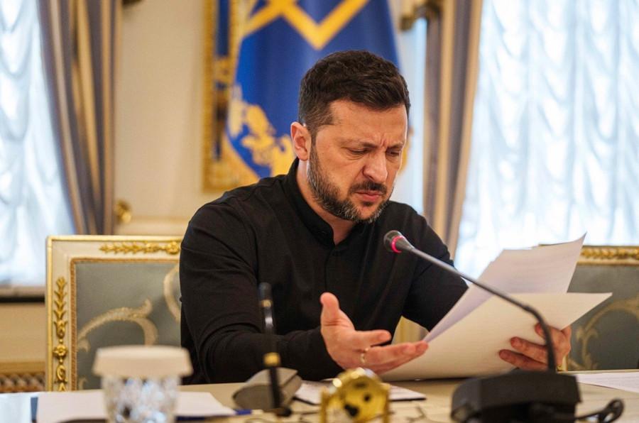 Tổng thống Ukraine Zelensky.