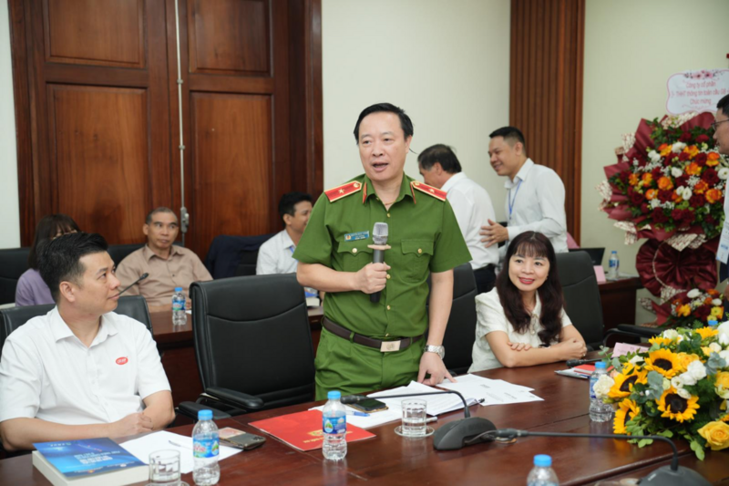 Thiếu tướng Nguyễn Ngọc Cương, Giám đốc Trung tâm Dữ liệu quốc gia nhấn mạnh vai trò quan trọng của việc quản trị dữ liệu tập trung