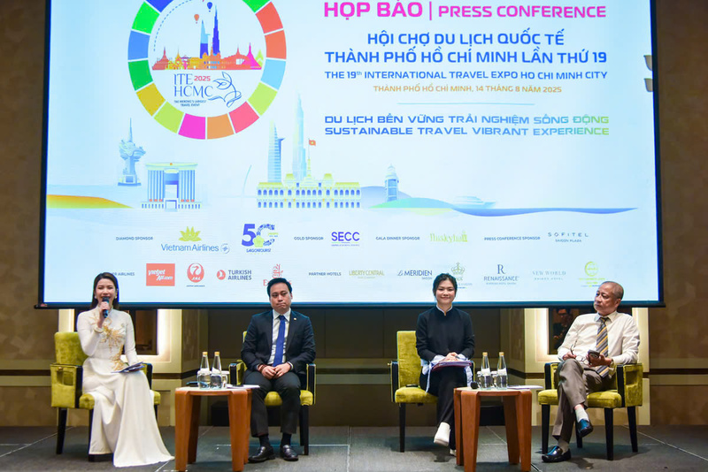 Họp báo công bố thông tin về Hội chợ Du lịch Quốc tế TP. Hồ Chí Minh lần thứ 19 - ITE HCMC 2025. Ảnh: Minh Khuê