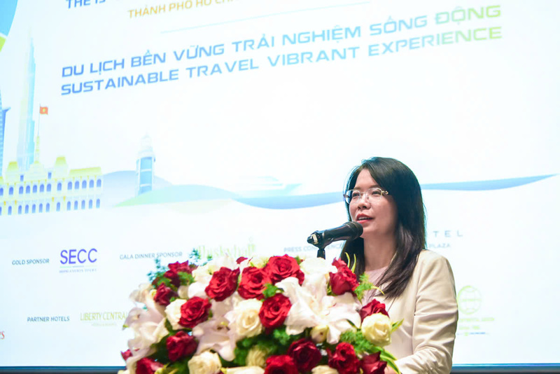Bà Nguyễn Thị Ánh Hoa, Giám đốc Sở Du lịch TP. Hồ Chí Minh. Ảnh: Minh Khuê