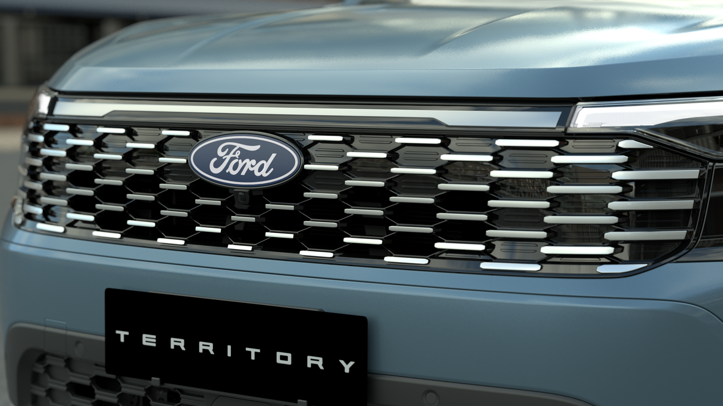 Ford Territory phiên bản mới được trang bị gương chiếu hậu trong xe tích hợp tính năng truyền hình ảnh trực tiếp, sử dụng camera 2 megapixel để phát video thời gian thực khu vực ngay phía sau xe. 