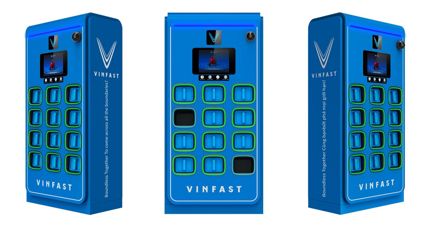 VinFast sẽ triển khai hệ thống đổi pin lên tới 150.000 trạm tại tất cả các địa phương.