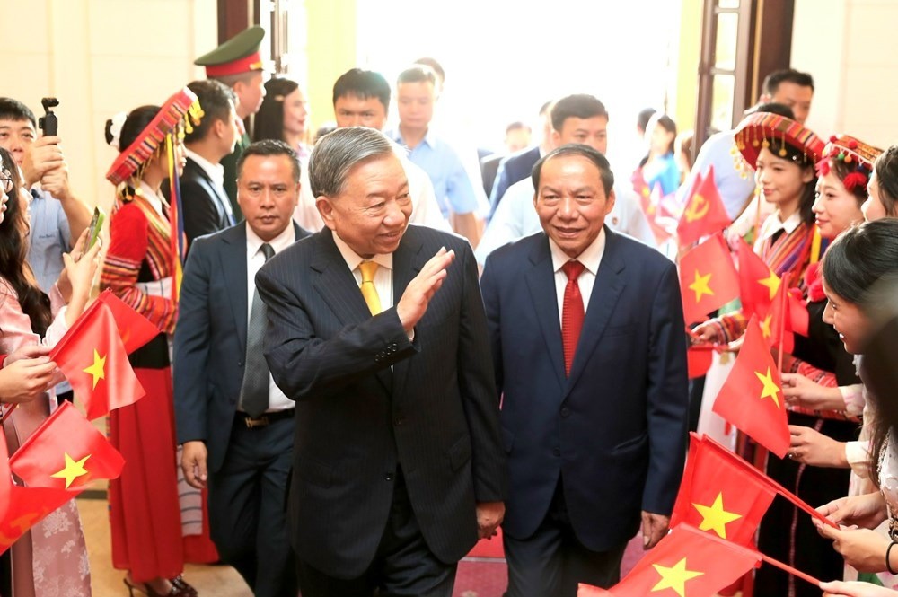 Tổng Bí thư Tô Lâm tới dự Lễ kỷ niệm Tổng Bí thư Tô Lâm tới dự Lễ kỷ niệm