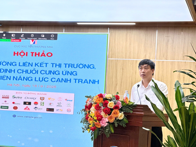 Ông Bùi Nguyễn Anh Tuấn - Phó Cục trưởng Cục Quản lý và Phát triển Thị trường trong nước (Bộ Công Thương)