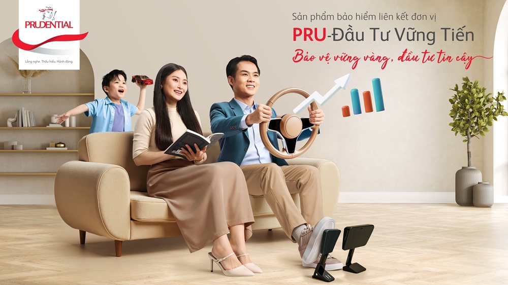 Sản phẩm PRU - Đầu Tư Vững Tiến mang đến cho khách hàng không chỉ sự bảo vệ và an tâm ở hiện tại, mà còn một di sản tài chính bền vững để thế hệ sau có thể tiếp nối và phát triển.