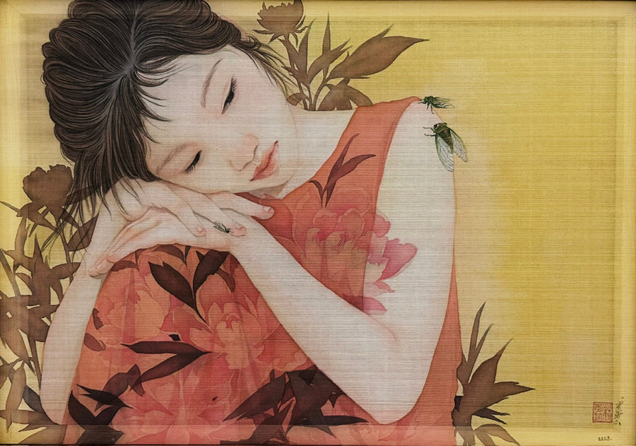 Màu sắc, nhân dạng, tình - lý thời đại đan cài trong tác phẩm của Lâm Tú Trân. bon-nghe-si-tre-kien-tao-vong-doi-thoai-thi-giac-1.jpg