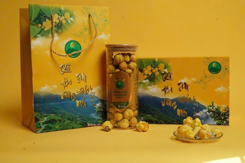 Trà hoa vàng Tam Đảo của Công ty TNHH Tân Đại Dương Vĩnh Phúc (tỉnh Phú Thọ) được công nhận sản phẩm OCOP 4 sao. Ảnh: CTV