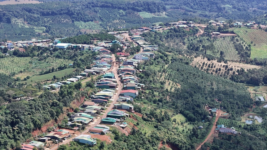 Xã vùng biên Quảng Trực.