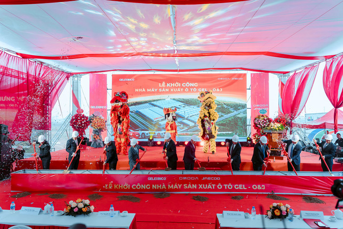 Lễ khởi công Nhà máy sản xuất ô tô Gel-O&J diễn ra tại tỉnh Hưng Yên