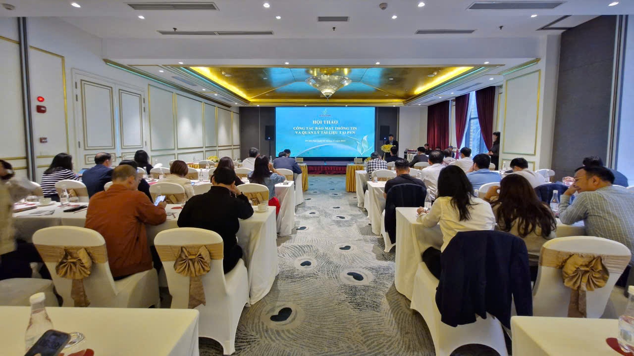 Petrovietnam tăng cường bảo mật thông tin và quản lý tài liệu trong tình hình mới