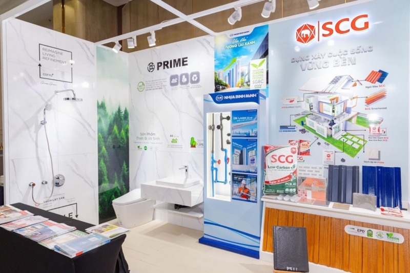 Các công ty thành viên của SCG - SCG Xi măng - Vật liệu xây dựng, Nhựa Bình Minh, và Prime Group giới thiệu các giải pháp bền vững tại Tuần lễ Công trình Xanh & Giao thông Xanh Việt Nam 2025.