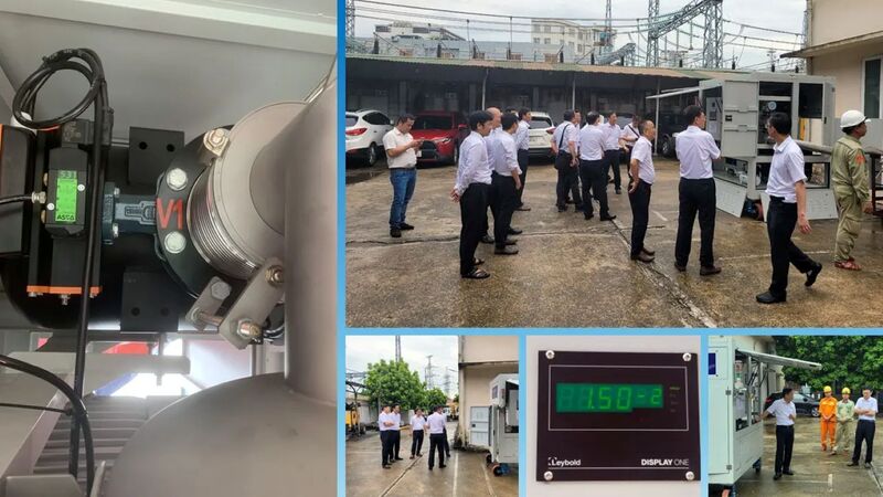 Hệ thống được thiết kế linh hoạt, tích hợp điều khiển tự động hoàn toàn bằng phần mềm PLC và màn hình HMI (ảnh CTV)