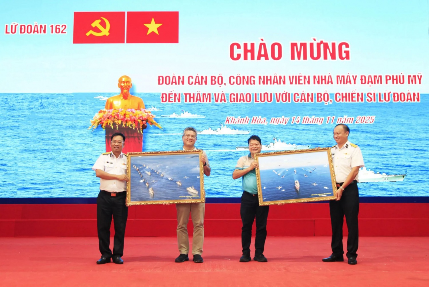 Nhà máy Đạm Phú Mỹ tổ chức tập huấn công đoàn gắn với hoạt động tri ân Lữ đoàn 162 Hải quân Nhà máy Đạm Phú Mỹ tổ chức tập huấn công đoàn gắn với hoạt động tri ân Lữ đoàn 162