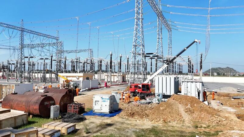 Toàn cảnh công trường. Ảnh: CTV