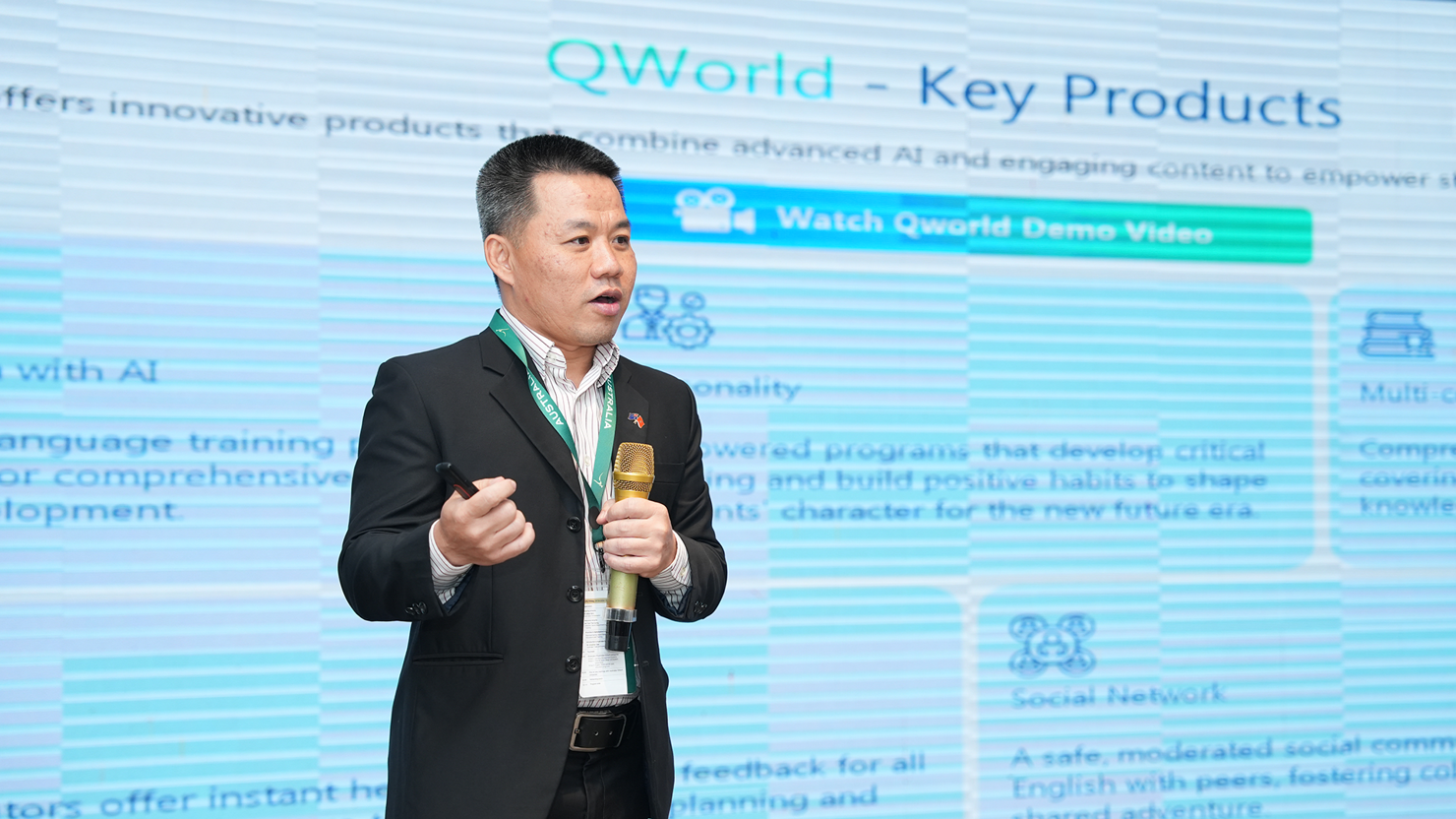 Tọa đàm “Chuyển đổi số trong giáo dục Việt Nam - Australia” với sự tham dự của đại diện QWorld.