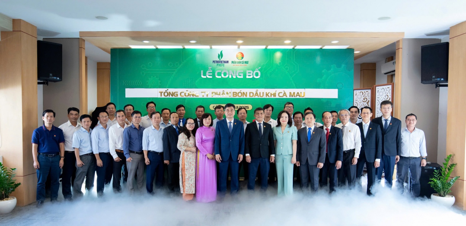 PVCFC công bố trở thành Tổng công ty Phân bón Dầu khí Cà Mau