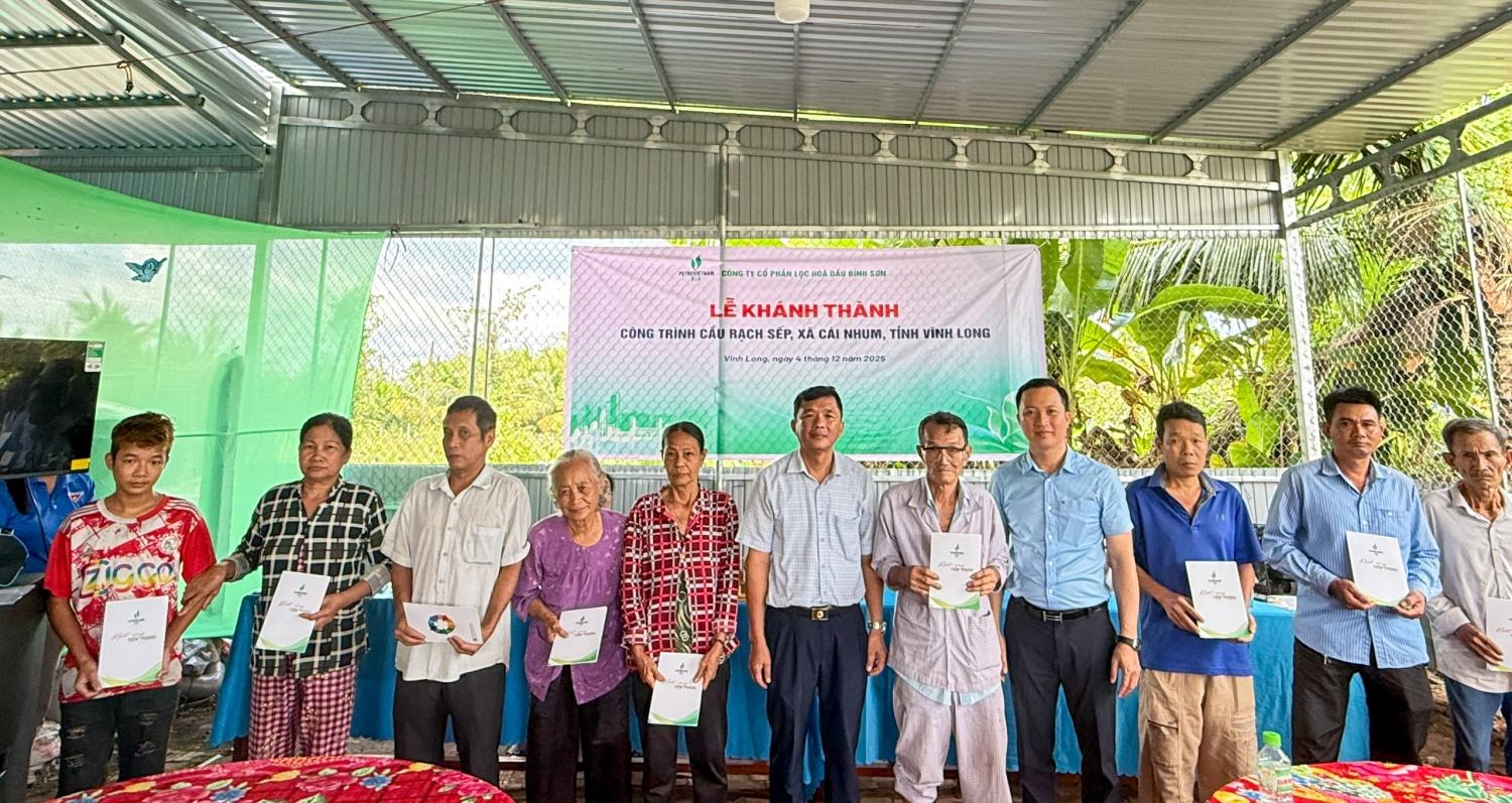 BSR khánh thành cầu giao thông nông thôn tại Vĩnh Long BSR khánh thành cầu giao thông nông thôn tại Vĩnh Long