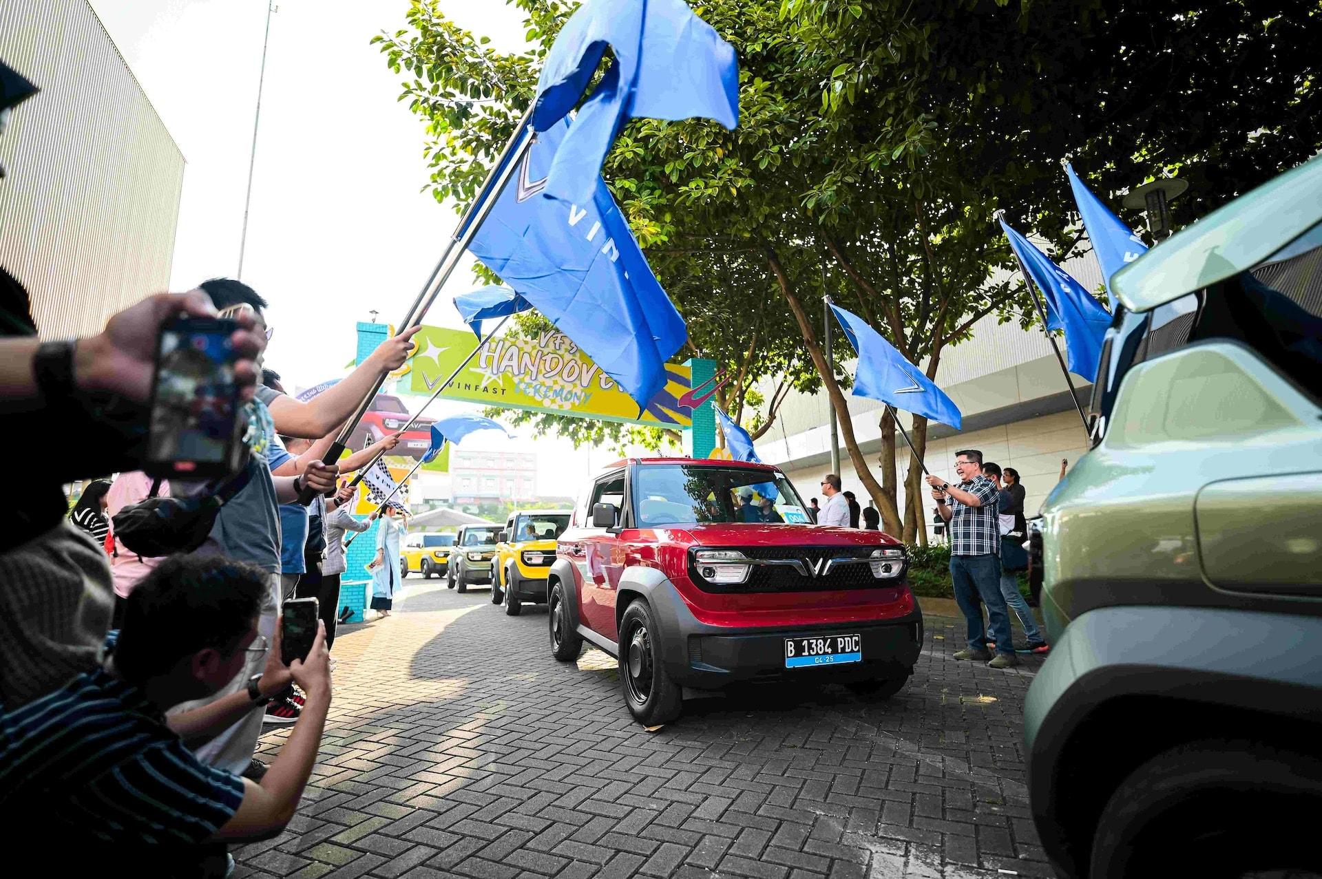 Các mẫu xe điện VinFast được ưa chuộng tại Indonesia - Ảnh: VF