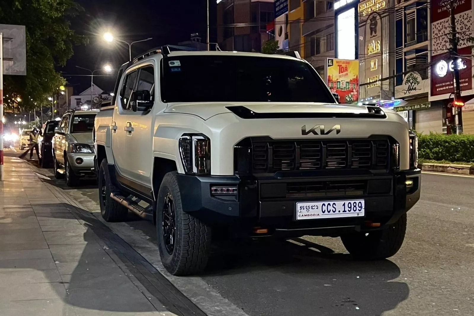 Chiếc xe bán tải Kia Tasman đầu tiên xuất hiện tại Gia Lai - Ảnh: Toàn Tân