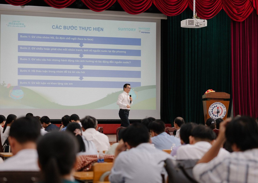 Sở GD&ĐT An Giang tập huấn "Hướng dẫn tích hợp nội dung giáo dục về tiết kiệm và bảo vệ nguồn nước vào các môn học” bậc Tiểu học. 1000065442.jpg