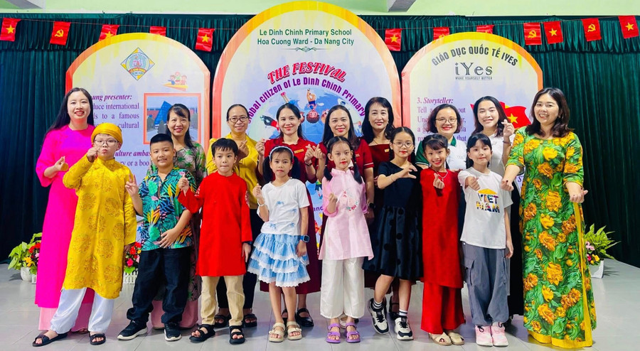 Chung kết cuộc thi “Tôi là công dân toàn cầu” của Trường Tiểu học Lê Đình Chinh.