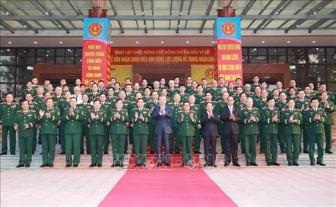 Tổng Bí thư Tô Lâm và các đại biểu. Ảnh: Thống Nhất/TTXVN