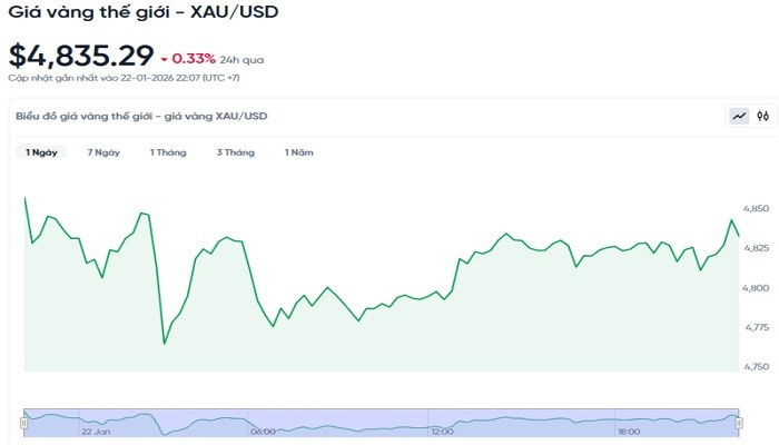Diễn biến giá vàng thế giới trong 24h qua. bieudogiavang231.jpg