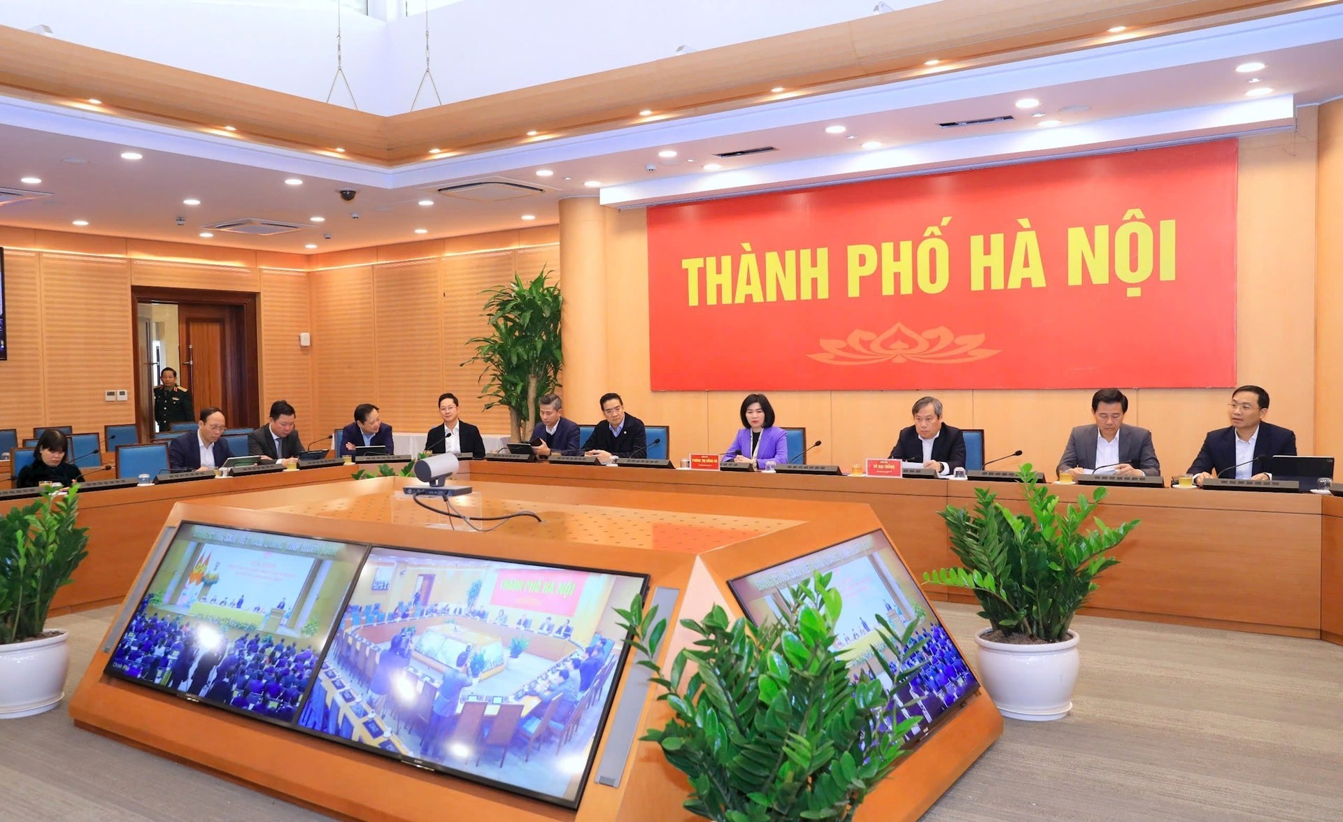 Hội nghị trực tuyến tổng kết công tác năm 2025, triển khai công tác năm 2026 của Chính phủ và chính quyền địa phương tại điểm cầu Hà Nội