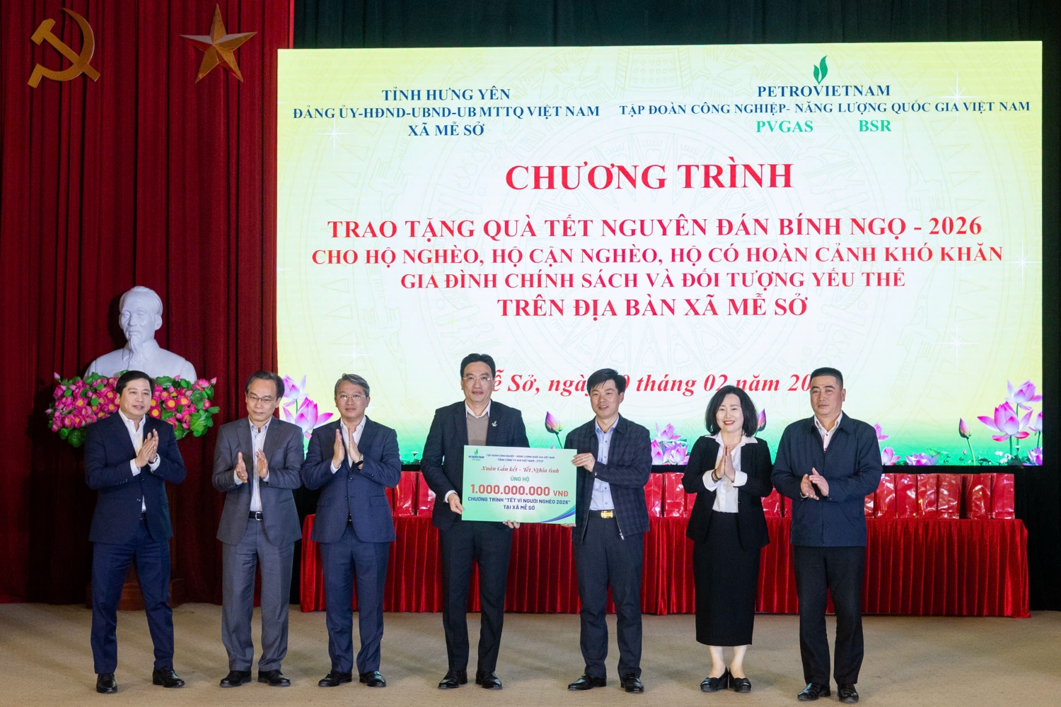 Petrovietnam mang Xuân nghĩa tình đến với xã Mễ Sở (Hưng Yên)