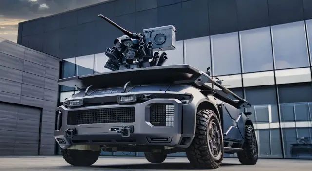 Mô hình của UGCV Black Veil. Ảnh: Hyundai Rotem