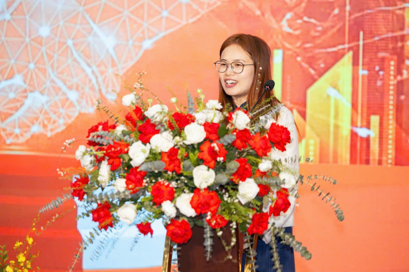 Bà Mạnh Đan, đại diện Gotion High-Tech tại Việt Nam đánh giá cao tiềm năng thị trường năng lượng Việt Nam.