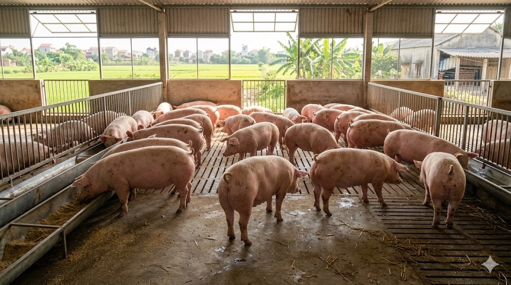 Giá heo hơi hôm nay 16-3-2026 chưa có biến động - Ảnh minh họa
