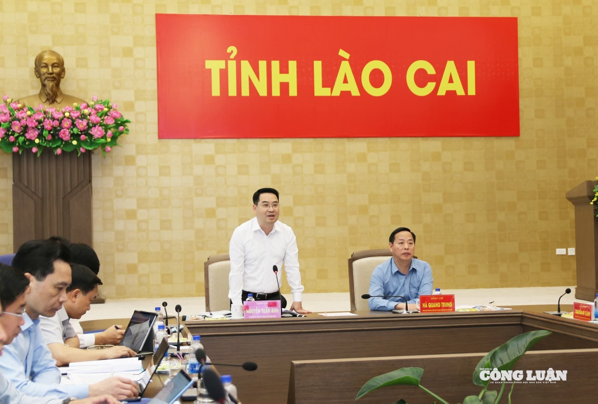 Ông Nguyễn Tuấn Anh - Chủ tịch UBND tỉnh Lào Cai phát biểu