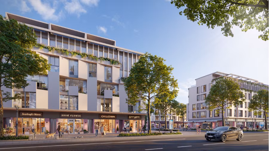 Vị trí đắc địa giúp các shophouse tại The Infinity sở hữu tiềm năng kinh doanh vượt trội. 2.png