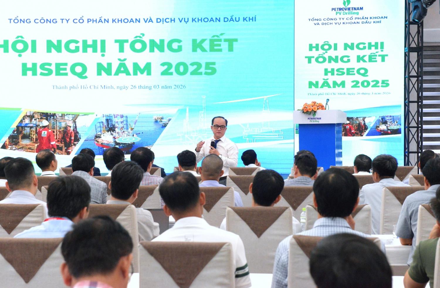 Toàn cảnh hội nghị tổng kết công tác HSEQ năm 2025