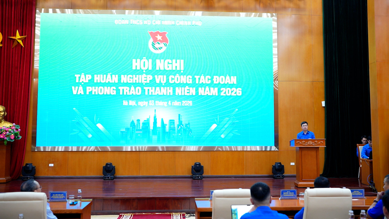 Đoàn Thanh niên Chính phủ tổ chức Hội nghị Tập huấn nghiệp vụ công tác Đoàn và phong trào thanh niên năm 2026. Đây là sự kiện quan trọng nhằm nâng cao năng lực cho đội ngũ cán bộ đoàn chủ chốt, chuẩn bị cho Đại hội Đoàn toàn quốc vào tháng 6 tới.