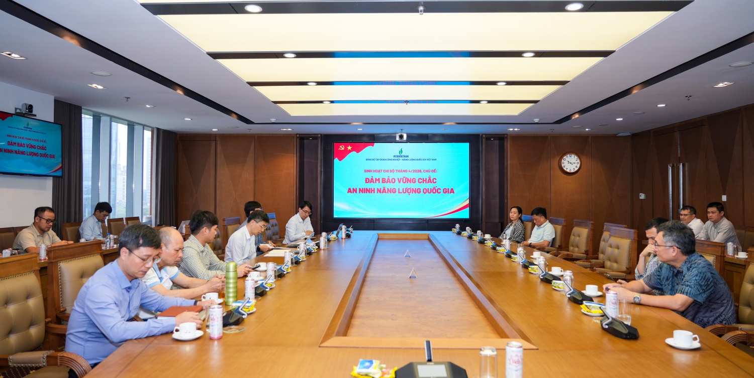 Buổi sinh hoạt Chi bộ Ban Thăm dò - Khai thác.