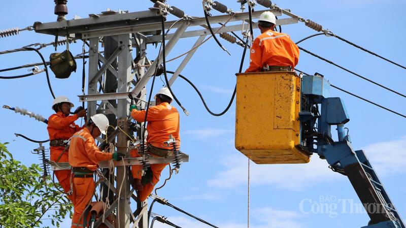 Tăng cường công tác củng cố lưới điện.