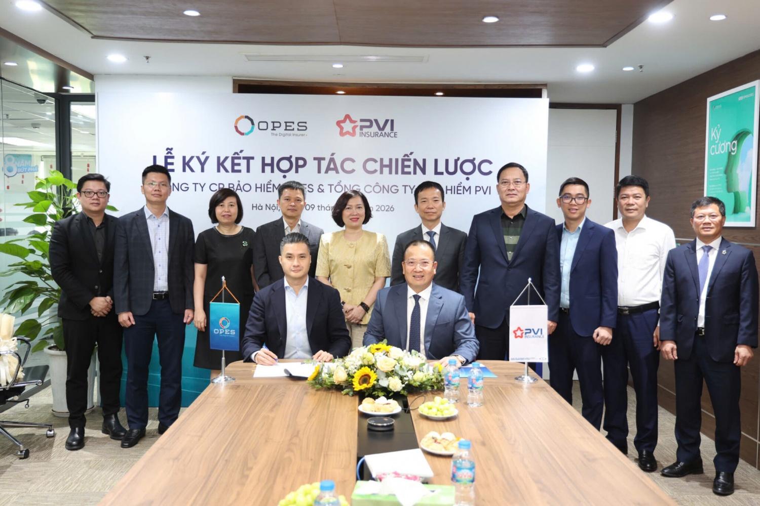 OPES và Bảo hiểm PVI ký kết hợp tác chiến lược, nâng cao trải nghiệm khách hàng OPES và Bảo hiểm PVI ký kết hợp tác chiến lược, nâng cao trải nghiệm khách hàng