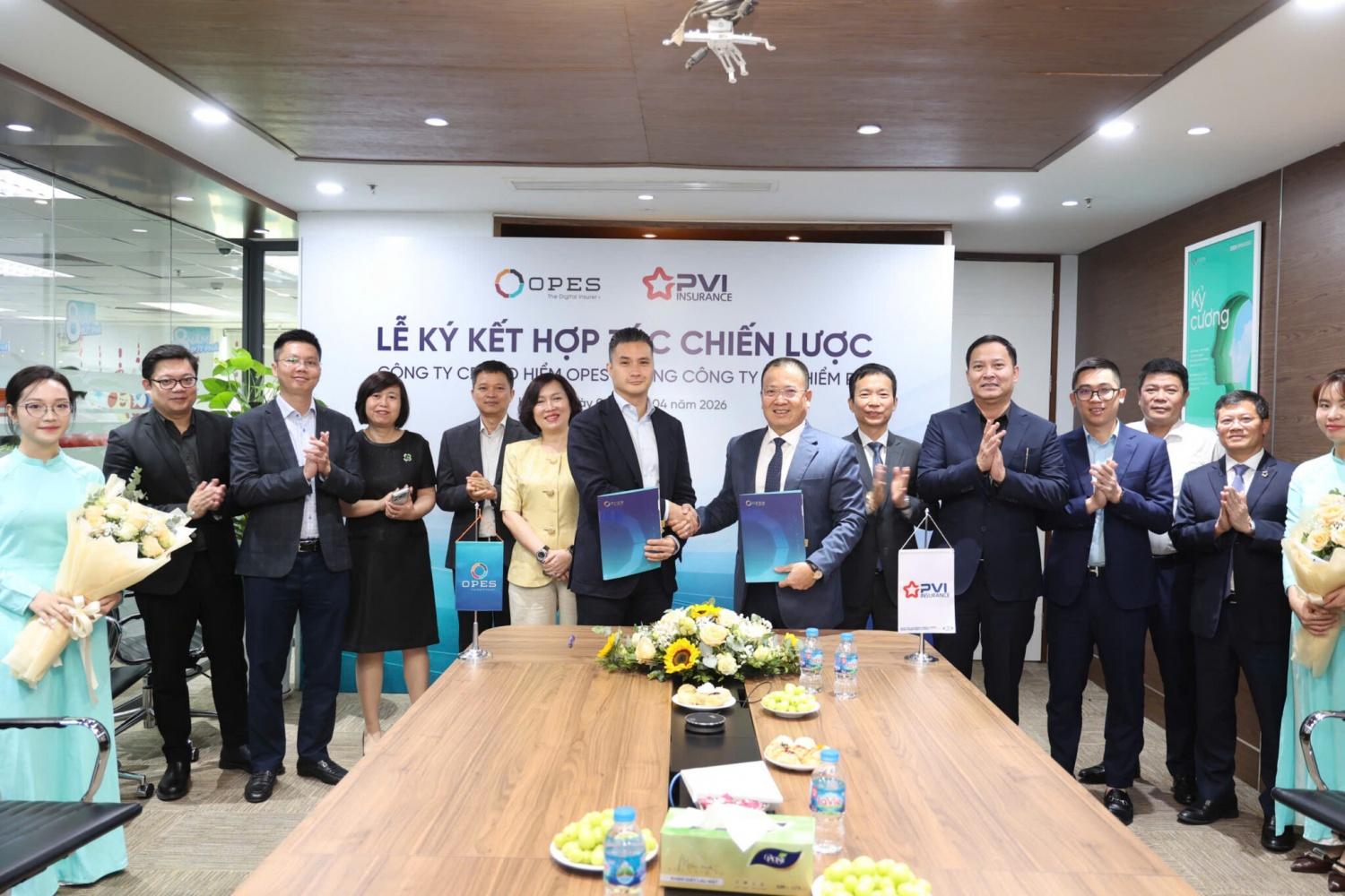 OPES và Bảo hiểm PVI ký kết hợp tác chiến lược, nâng cao trải nghiệm khách hàng OPES và Bảo hiểm PVI ký kết hợp tác chiến lược, nâng cao trải nghiệm khách hàng