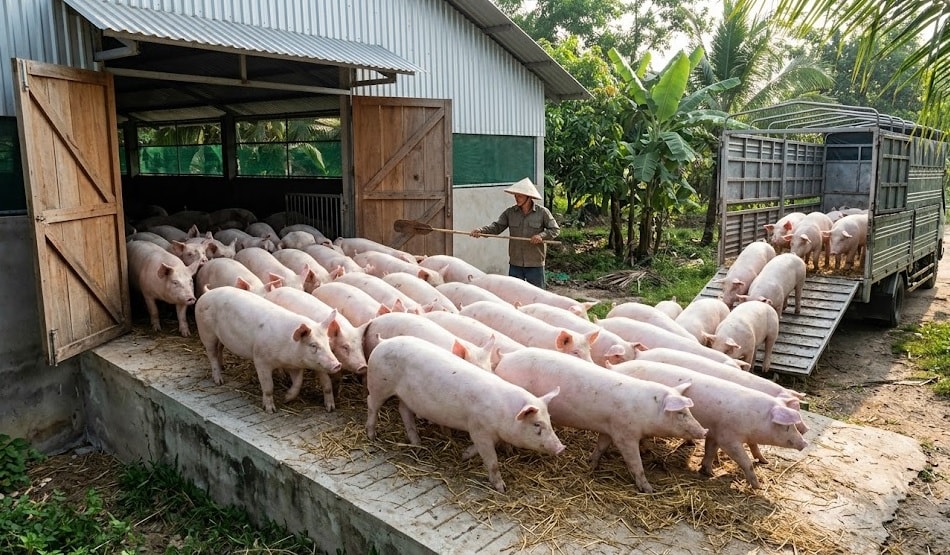 Cập nhật giá heo hơi 3 miền sáng 10-4-2026 - Ảnh minh họa