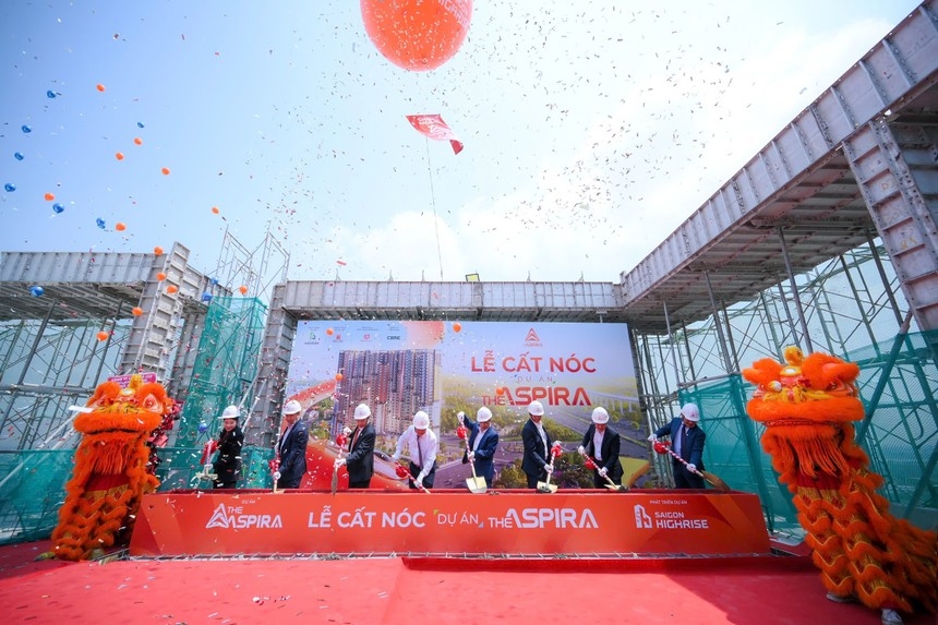 The Aspira cất nóc vượt tiến độ: Uy tín, nội lực vững vàng của Sai Gon High Rise