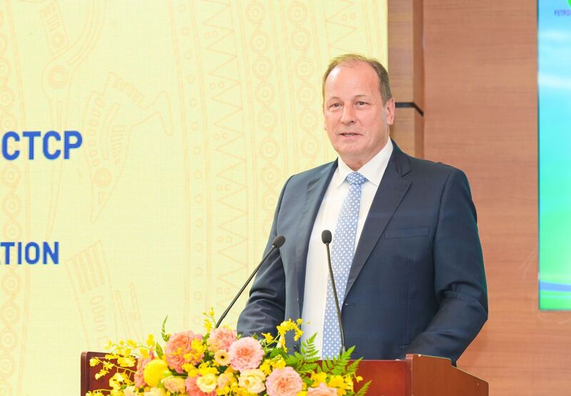 Ông Thomas Mitchell Little, Chủ tịch kiêm Giám đốc điều hành Công ty Jadestone Energy (JSE) phát biểu