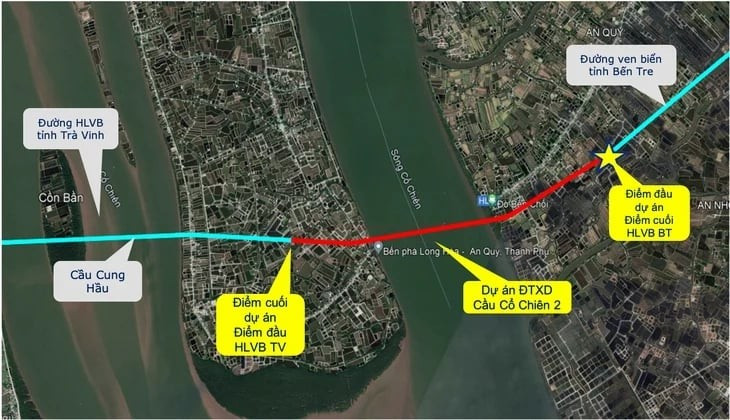 Siêu dự án cầu Cổ Chiên 2 trị giá 3.500 tỉ đồng sắp triển khai